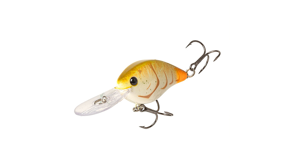 Strike King KVD 1.5 Flat Side Crankbaits, Bone Craw, 3/8oz, HCKVD1.5F-351