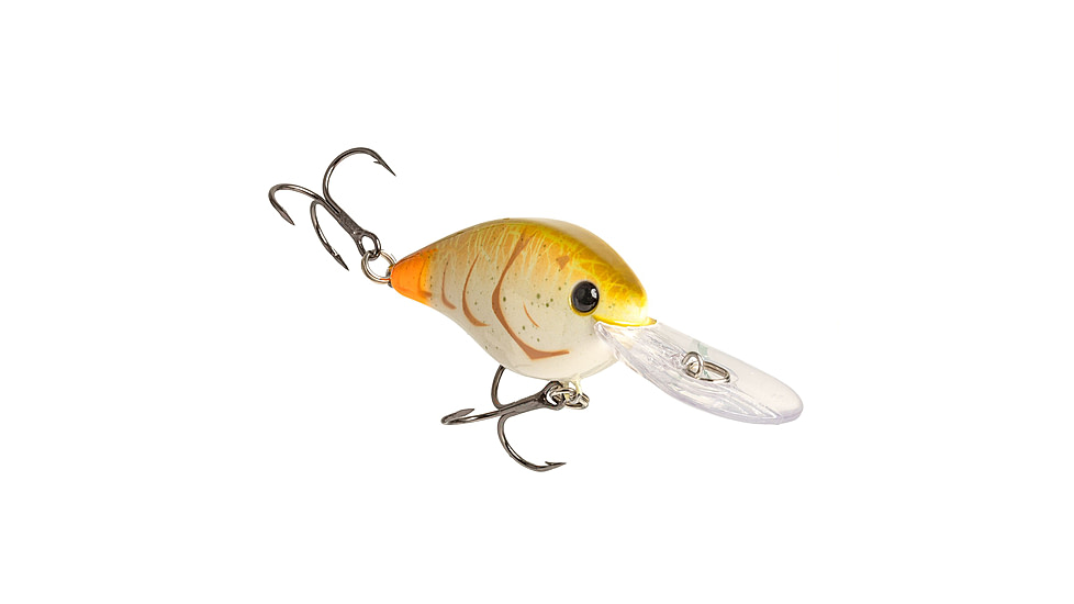 Strike King KVD 1.5 Flat Side Crankbaits, Bone Craw, 3/8oz, HCKVD1.5F-351