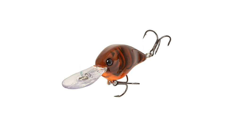 Strike King KVD 1.5 Flat Side Crankbaits, Brown Gourd, 3/8oz, HCKVD1.5F-587