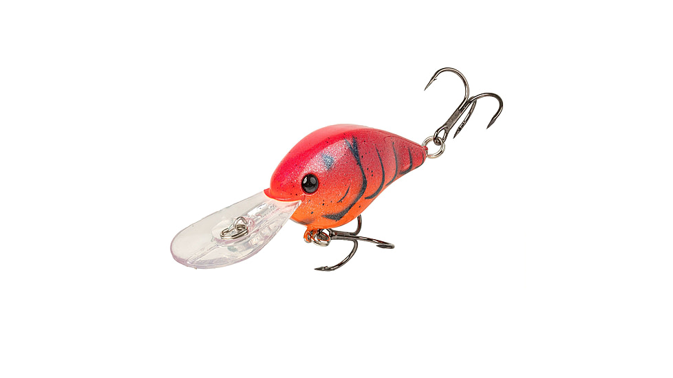 Strike King KVD 1.5 Flat Side Crankbaits, Demon Craw, 3/8oz, HCKVD1.5F-909