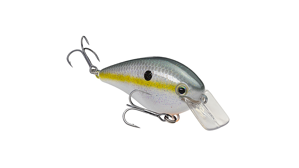 Strike King KVD Sinking Deep Jerkbait  Fishing Lure, Weight Transfer System, 4 3/4in, 3/5oz, Slow Sinking, SZ 2 and 4 Mustad Triple Grip Treble Hooks, Sexy Shad, HCKVDJ300DS-590