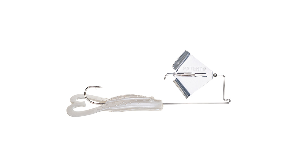 Strike King KVD Toad Buzz Fishing Lure, Buzzbait, Pearl, 3/8oz, KVDTBZ38-84, KVDTBZ38-84