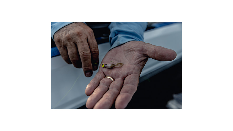 Strike King Mr. Crappie Crappie Cutter Swimbait, Soggy Shiner, 2in, MRCCCTR15-251