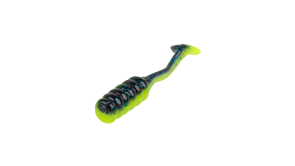 Strike King Mr. Crappie Teen-Zee Slabalicious Swimbait, Junebug Chartreuse, 5/8in, MRCTZSLC-188