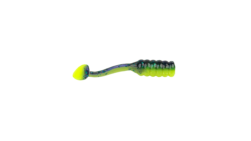 Strike King Mr. Crappie Teen-Zee Slabalicious Swimbait, Junebug Chartreuse, 5/8in, MRCTZSLC-188