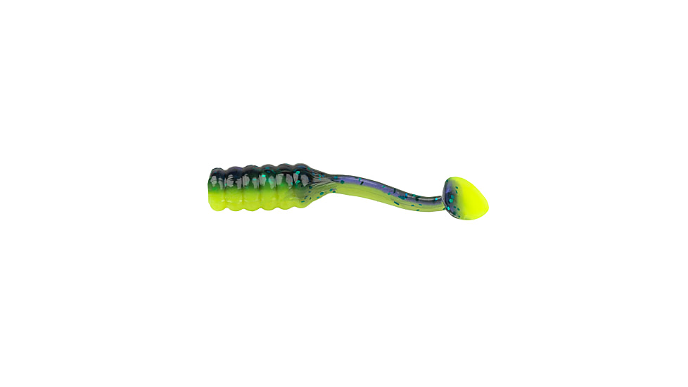 Strike King Mr. Crappie Teen-Zee Slabalicious Swimbait, Junebug Chartreuse, 5/8in, MRCTZSLC-188