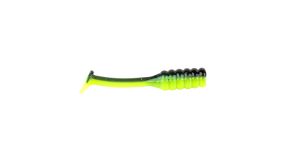 Strike King Mr. Crappie Teen-Zee Slabalicious Swimbait, Tuxedo Black Chartreuse, 5/8in, MRCTZSLC-183