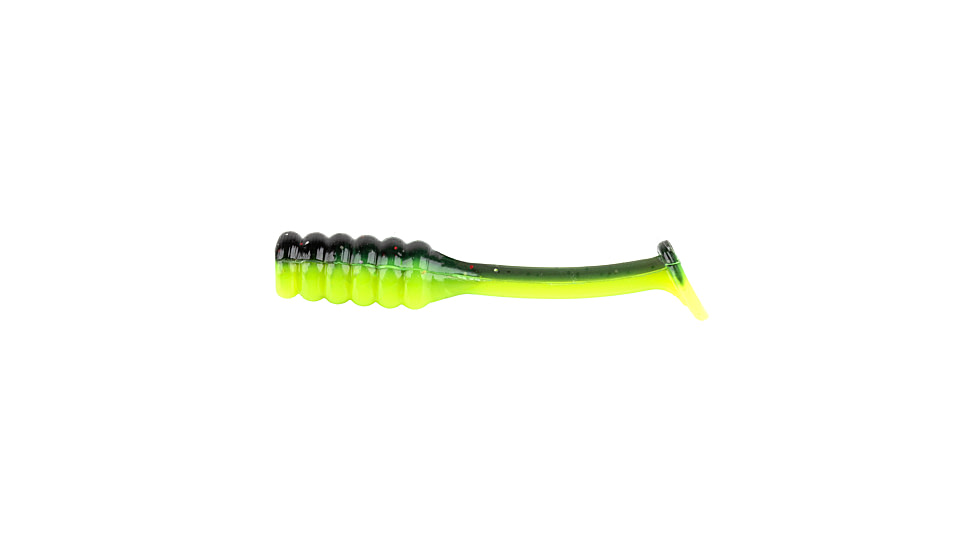 Strike King Mr. Crappie Teen-Zee Slabalicious Swimbait, Tuxedo Black Chartreuse, 5/8in, MRCTZSLC-183