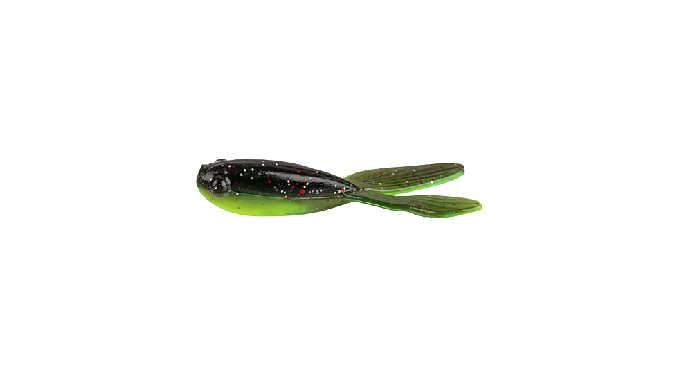 Strike King Mr. Crappie Teen-Zee Tails Swimbait, Tuxedo Black Chartreuse, 5/8in, MRCTZTL-183
