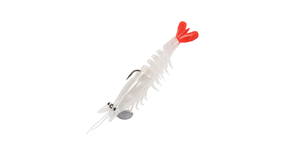 Strike King Pre-Rigged Tidal Shrimp 1/4oz, Boxer, 4.25in, PRSSW425-136
