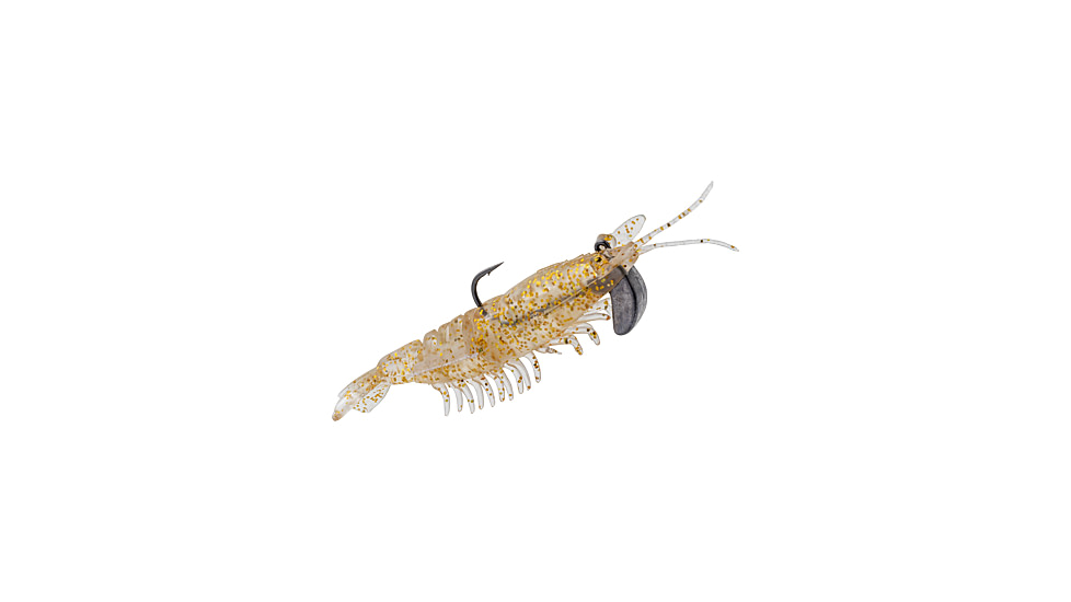 Strike King Pre-Rigged Tidal Shrimp 1/4oz, Gold Rush, 2.75in, PRSSW275-519