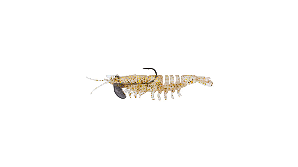 Strike King Pre-Rigged Tidal Shrimp 1/4oz, Gold Rush, 2.75in, PRSSW275-519