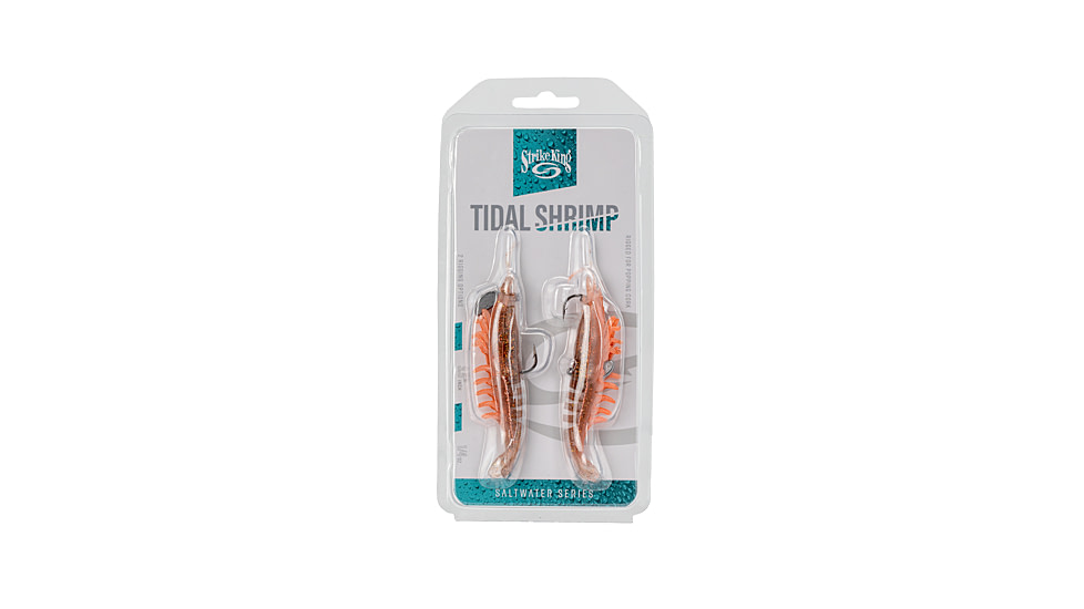 Strike King Pre-Rigged Tidal Shrimp 1/4oz, New Penny, 4.25in, PRSSW425-160