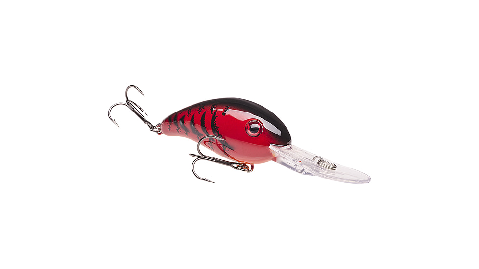 Strike King Pro Model 3XD Fishing Lure, Deep Diving Crankbait, Delta Red, 7/16oz, HC3XD-450, HC3XD-450