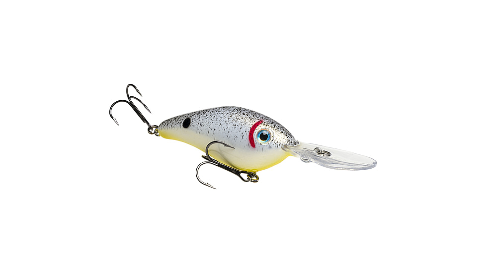 Strike King Pro Model 6XD Fishing Lure, Deep Diving Crankbait, Splatterback, 1oz, HC6XD-570, HC6XD-570