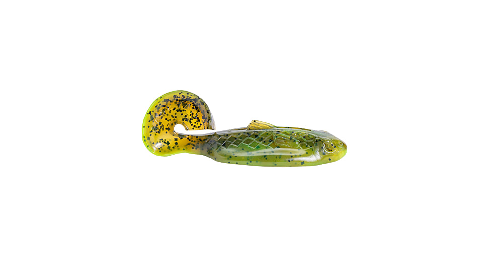 Strike King Rage Buzz Minnow, Green Pumpkin with Chartreuse Belly, 3.75in, RGBZM-94