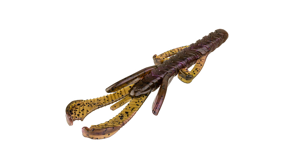 Strike King Rage Hawg Softbait, 6 pack, 5in, Grape Whiskey, 12-36082