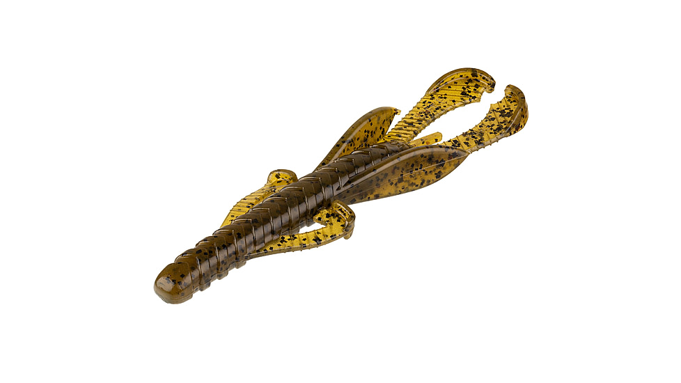 Strike King Rage Hawg Softbait, 6 pack, 5in, Green Pumpkin, 12-36075