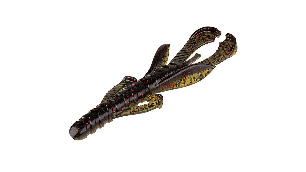 Strike King Rage Hawg Softbait, 7 pack, 4in, California Craw, 12-36870