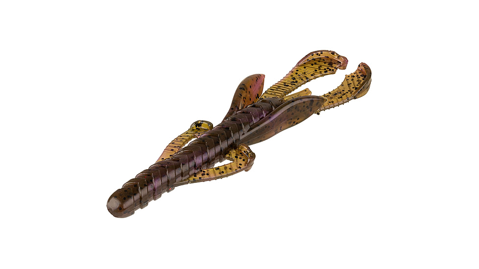 Strike King Rage Hawg Softbait, 7 pack, 4in, Grape Whiskey, 12-36874