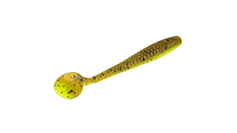 Strike King Rage Slim Swimmer Softbait, 8 pack, 4in, Guacamole, 12-36110