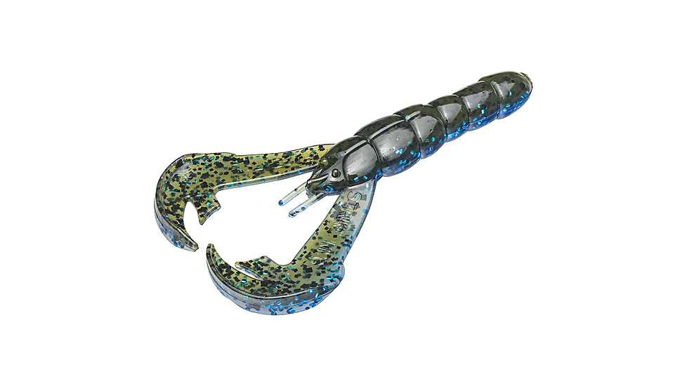 Strike King Rage Craw Fishing Lure, Soft Plastic Craw, Okeechobee Craw, 4in, 7-Pack, RGCRW-50, RGCRW-50