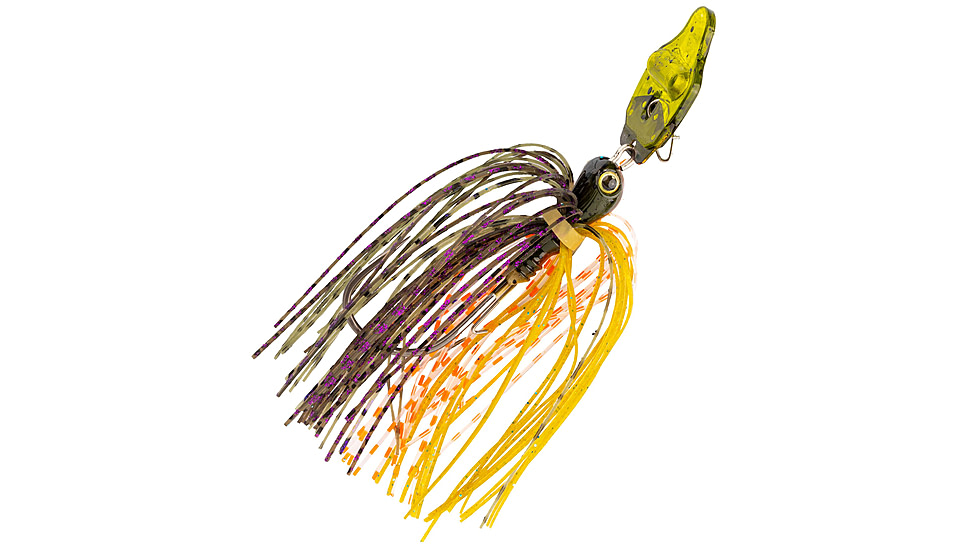 Strike King Rattling Thunder Cricket Bladed Jig, 1/2oz, 2.5in, Bluegill, 12-36318
