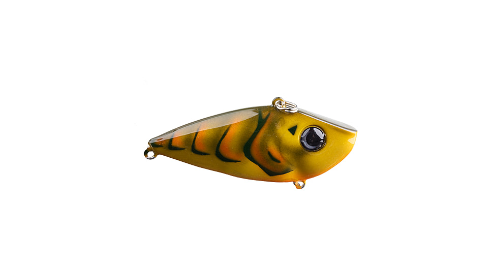 Strike King Red Eyed Shad Crankbaits, Green Gourd, 1/4oz, REYESD14-621