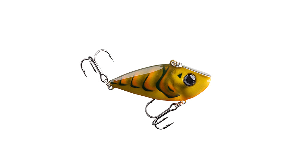 Strike King Red Eyed Shad Crankbaits, Green Gourd, 1/4oz, REYESD14-621