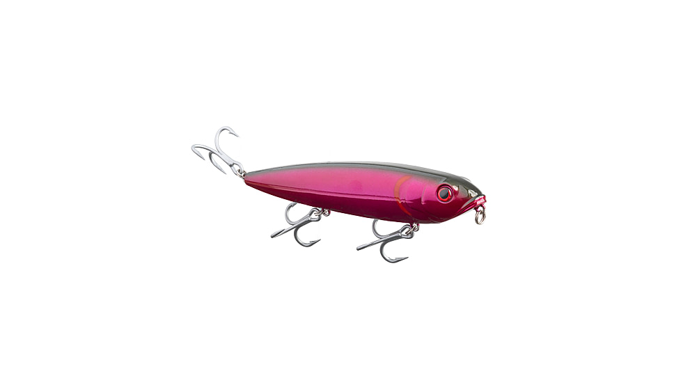 Strike King Saltwater Mega Dawg Topwater Baits, Purple Chrome, 2oz, HCMDSW-441