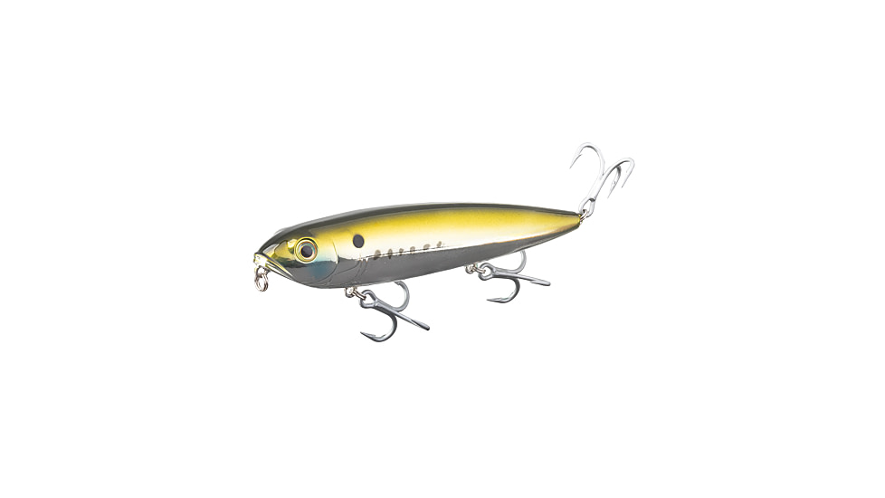 Strike King Saltwater Mega Dawg Topwater Baits, Silver Bunker, 2oz, HCMDSW-532