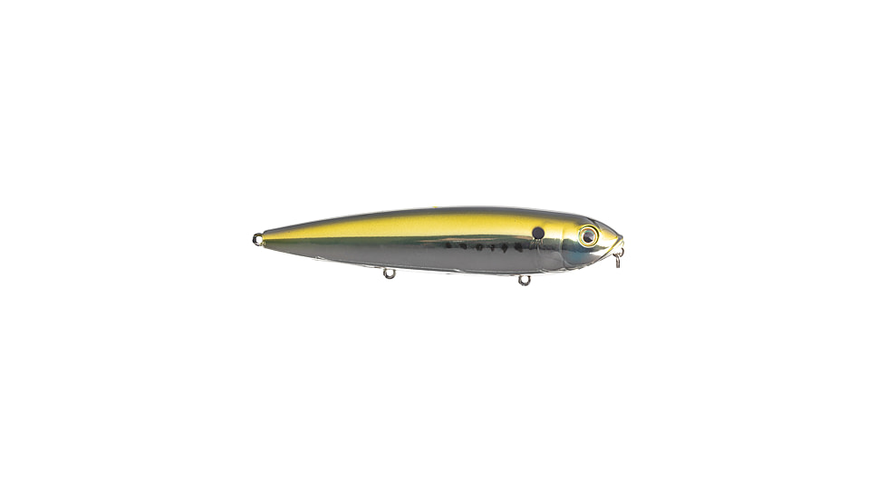 Strike King Saltwater Mega Dawg Topwater Baits, Silver Bunker, 2oz, HCMDSW-532