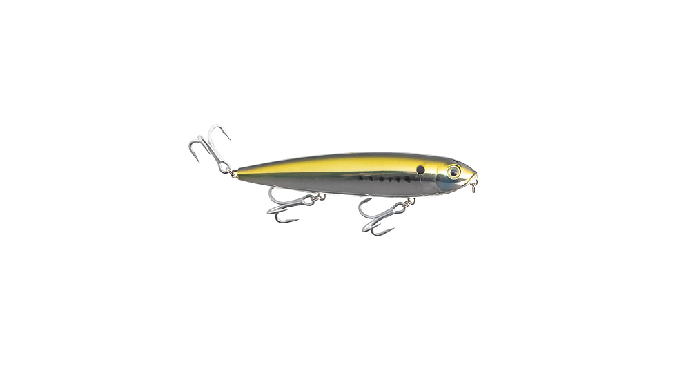 Strike King Saltwater Mega Dawg Topwater Baits, Silver Bunker, 2oz, HCMDSW-532