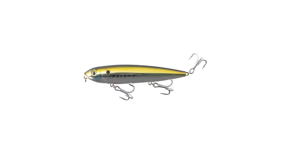 Strike King Saltwater Mega Dawg Topwater Baits, Silver Bunker, 2oz, HCMDSW-532