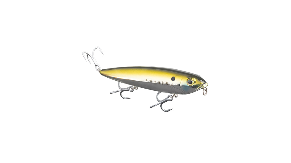 Strike King Saltwater Mega Dawg Topwater Baits, Silver Bunker, 2oz, HCMDSW-532