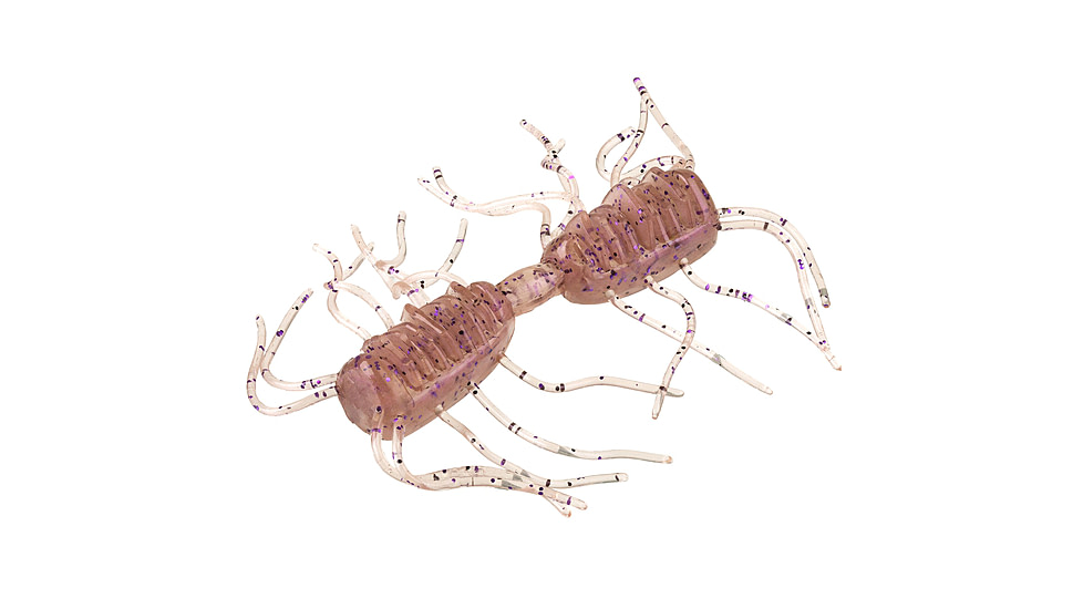Strike King Sexy Bug Softbait, 6 pack, 2in, Grape Flash, 12-36357