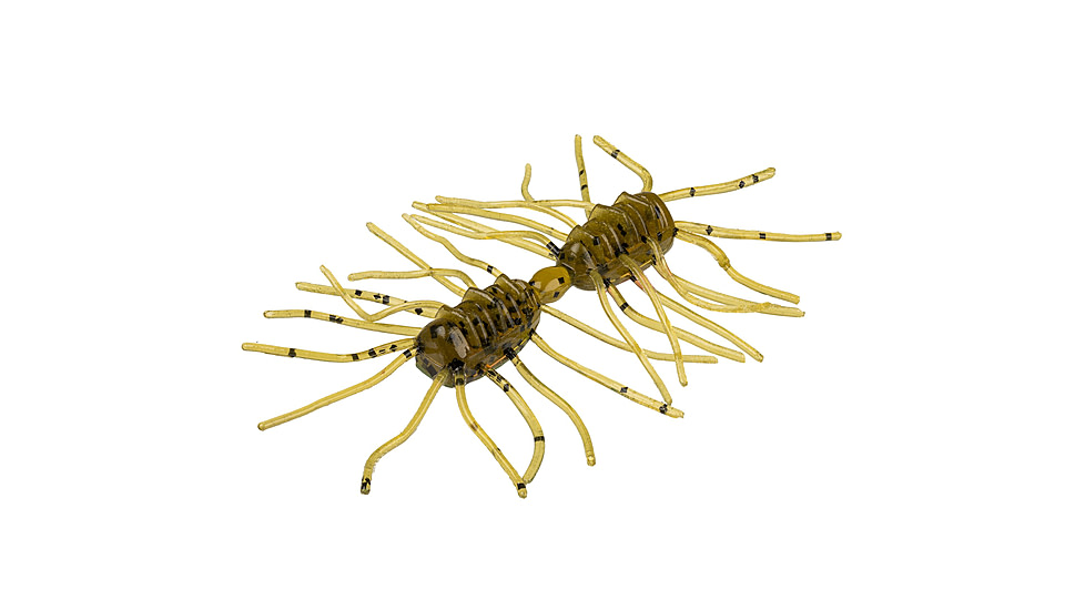 Strike King Sexy Bug Softbait, 6 pack, 3in, Green Pumpkin, 12-36361
