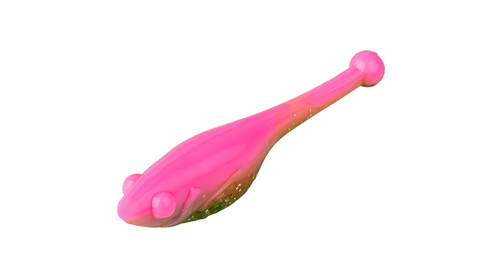 Strike King Shadpole XL Softbait, 10 pack, 2.5in, Electric Chicken, 12-36411