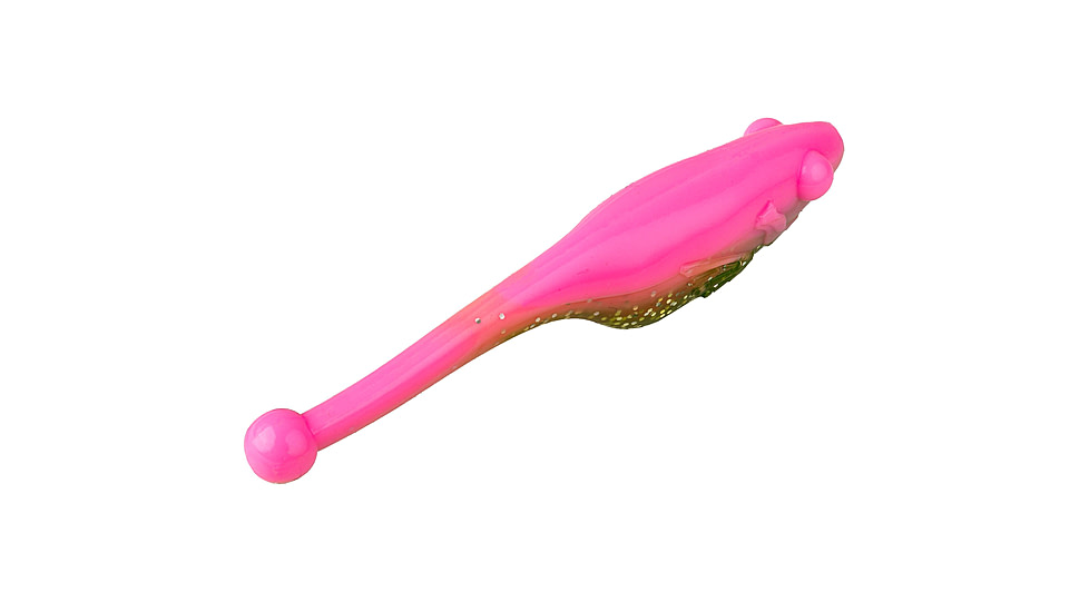 Strike King Shadpole XL Softbait, 10 pack, 2.5in, Electric Chicken, 12-36411