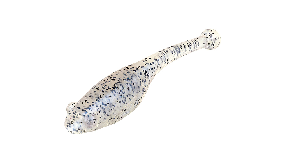 Strike King Shadpole XL Softbait, 10 pack, 2.5in, Glimmer Blue, 12-36414