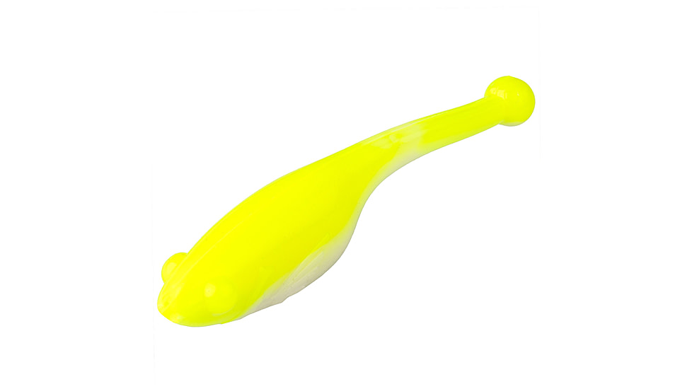 Strike King Shadpole XL Softbait, 10 pack, 2.5in, Refrigerator White, 12-36413