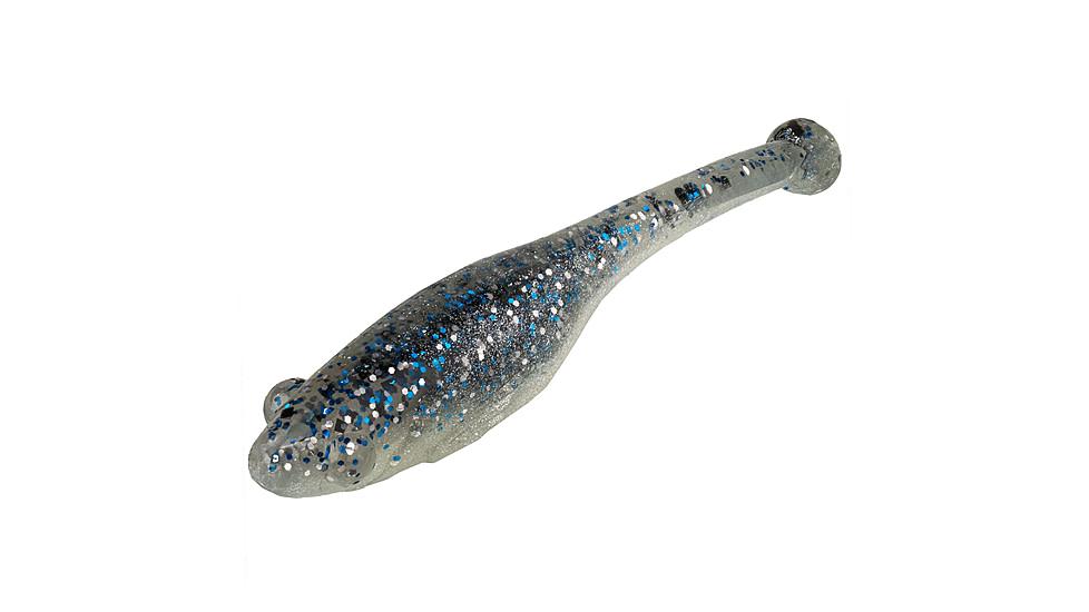 Strike King Shadpole XL Softbait, 10 pack, 2.5in, Smokey Shad, 12-36420