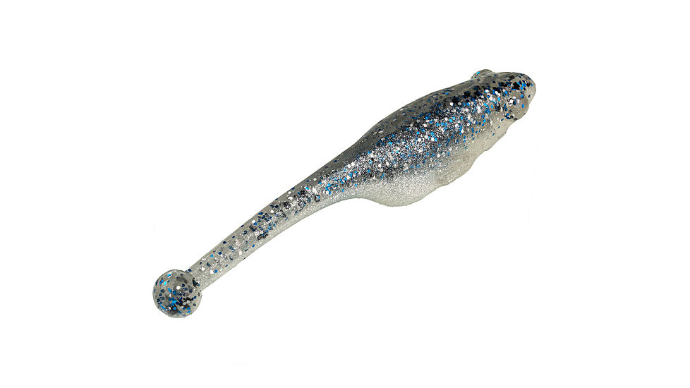 Strike King Shadpole XL Softbait, 10 pack, 2.5in, Smokey Shad, 12-36420