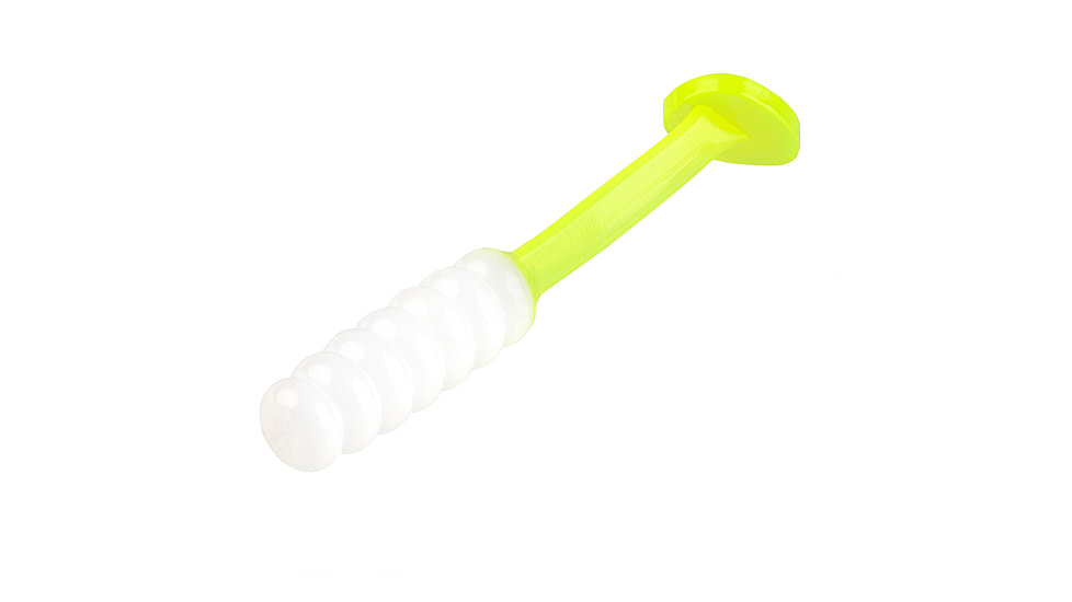 Strike King Slabalicious XL Softbait, 10 pack, 2.5in, Refrigerator White, 12-36427