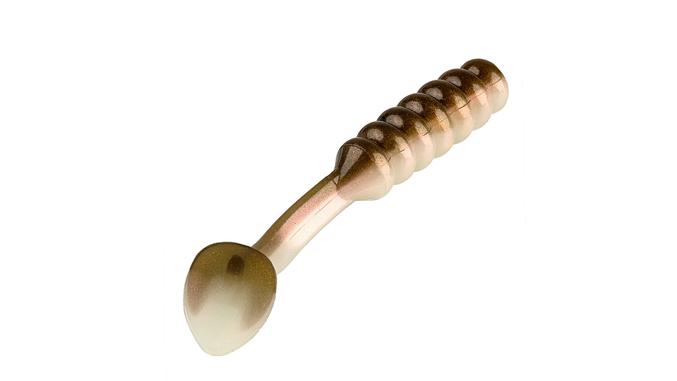 Strike King Slabalicious XL Softbait, 10 pack, 2.5in, Soggy Shiner, 12-36433