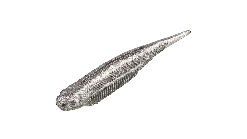 Strike King Spotlight Shim-E Minnow Softbait, 6 pack, 3in, Carolina Chrome, 12-36016