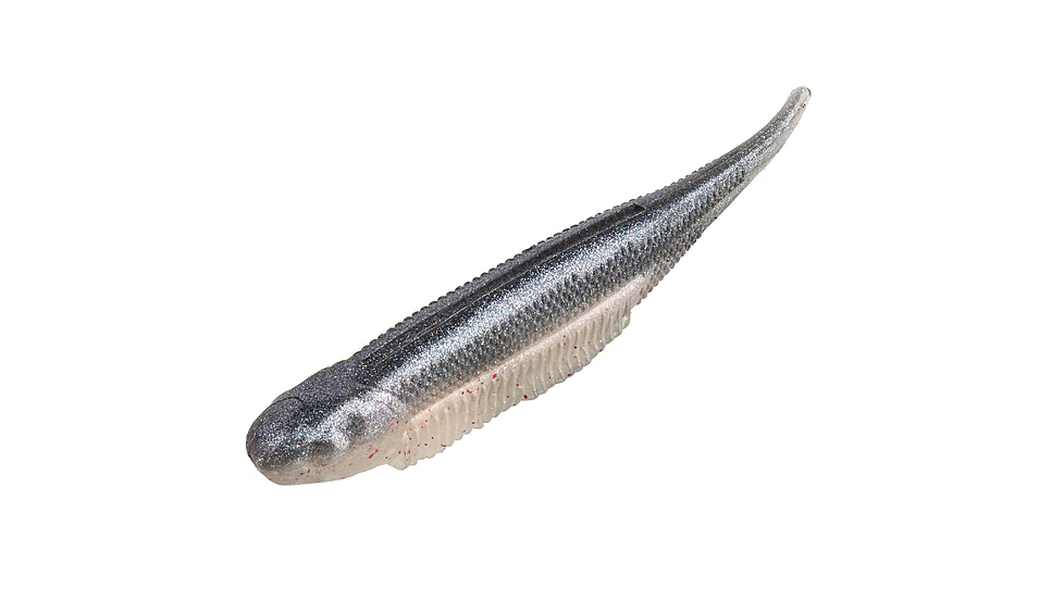 Strike King Spotlight Shim-E Minnow Softbait, 6 pack, 3in, Pro Blue Red Pearl, 12-36023