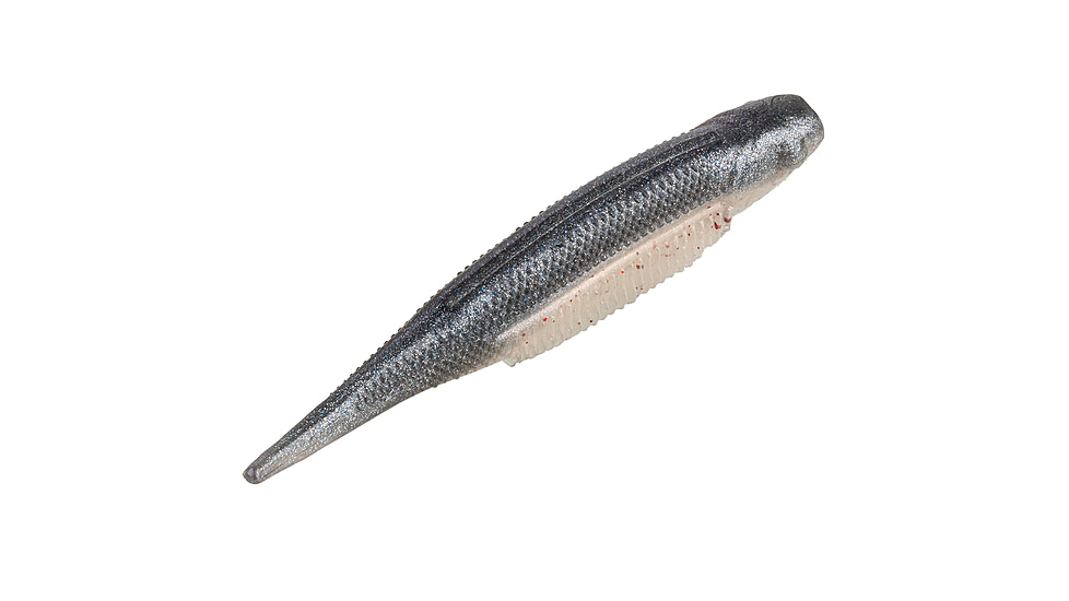 Strike King Spotlight Shim-E Minnow Softbait, 6 pack, 3in, Pro Blue Red Pearl, 12-36023