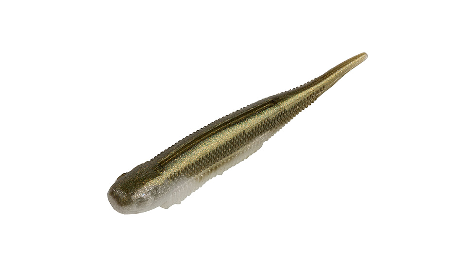 Strike King Spotlight Shim-E Minnow Softbait, 6 pack, 3in, Slick, 12-36022