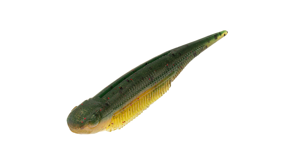 Strike King Spotlight Shim-E Minnow Softbait, 6 pack, 3in, Watermelon Red Flake, 12-36025